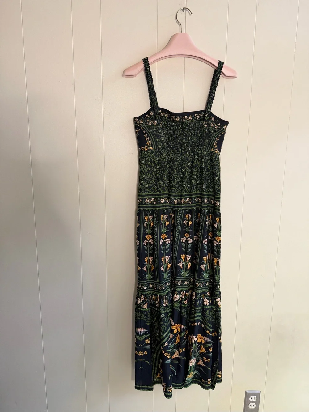 FARM Rio Black and Green Floral Maxi Dress - Picture 3 of 7